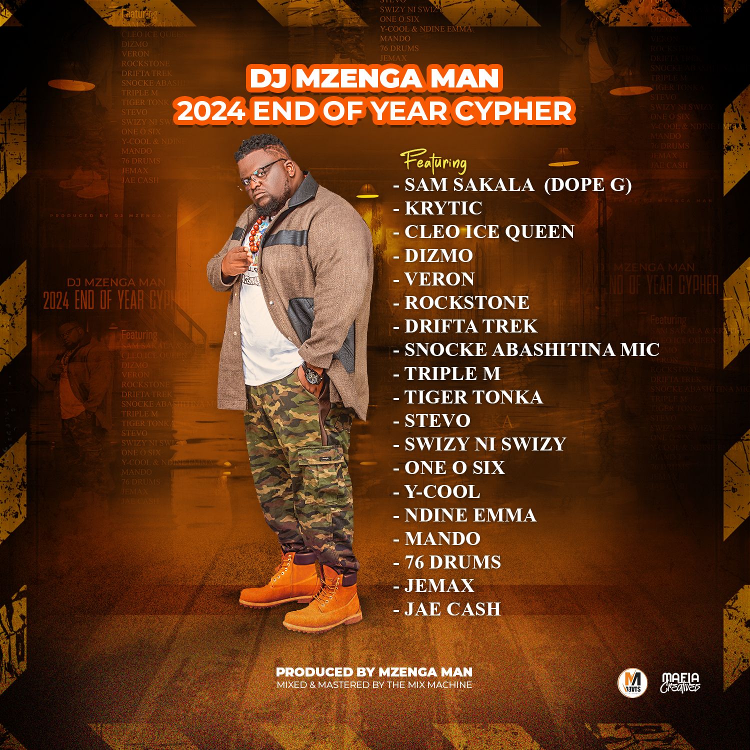 DJ Mzenga Man - 2024 End of Year Cypher Ft. Cleo Ice Queen Dizmo Drifta Trek Triple M Stevo Ndine Emma 76 Drums Jemax, Jae Cash Snocke Abashitina Mic Swizy Ni Swizy Sam Sakala Dope G Krytic One O Six Y-Cool